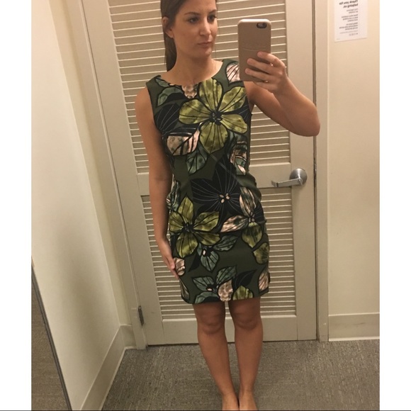 connected apparel Dresses & Skirts - Connection Apparel - Green Floral Dress